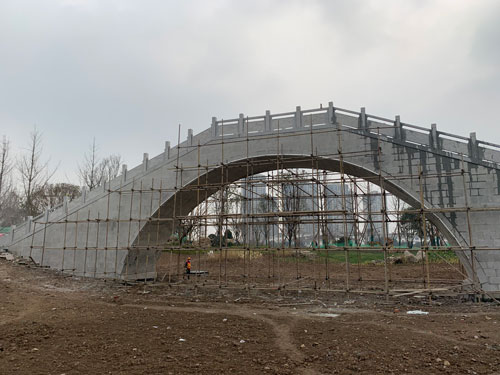 花岗石案例 桥面建造